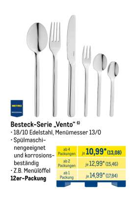 Besteck-Serie „Vento“