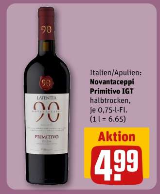 Novantaceppi Primitivo IGT