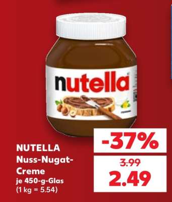 Nutella Nuss-Nugat-Creme