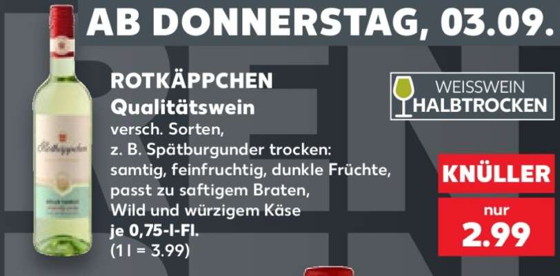 ROTKÄPPCHEN Qualitätswein