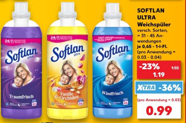 SOFTLAN ULTRA Weichspüler