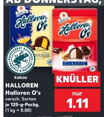 HALLLOREN Halloren O's