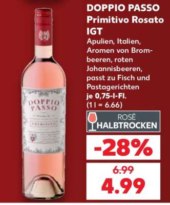 DOPPIO PASSO Primitivo Rosato IGT