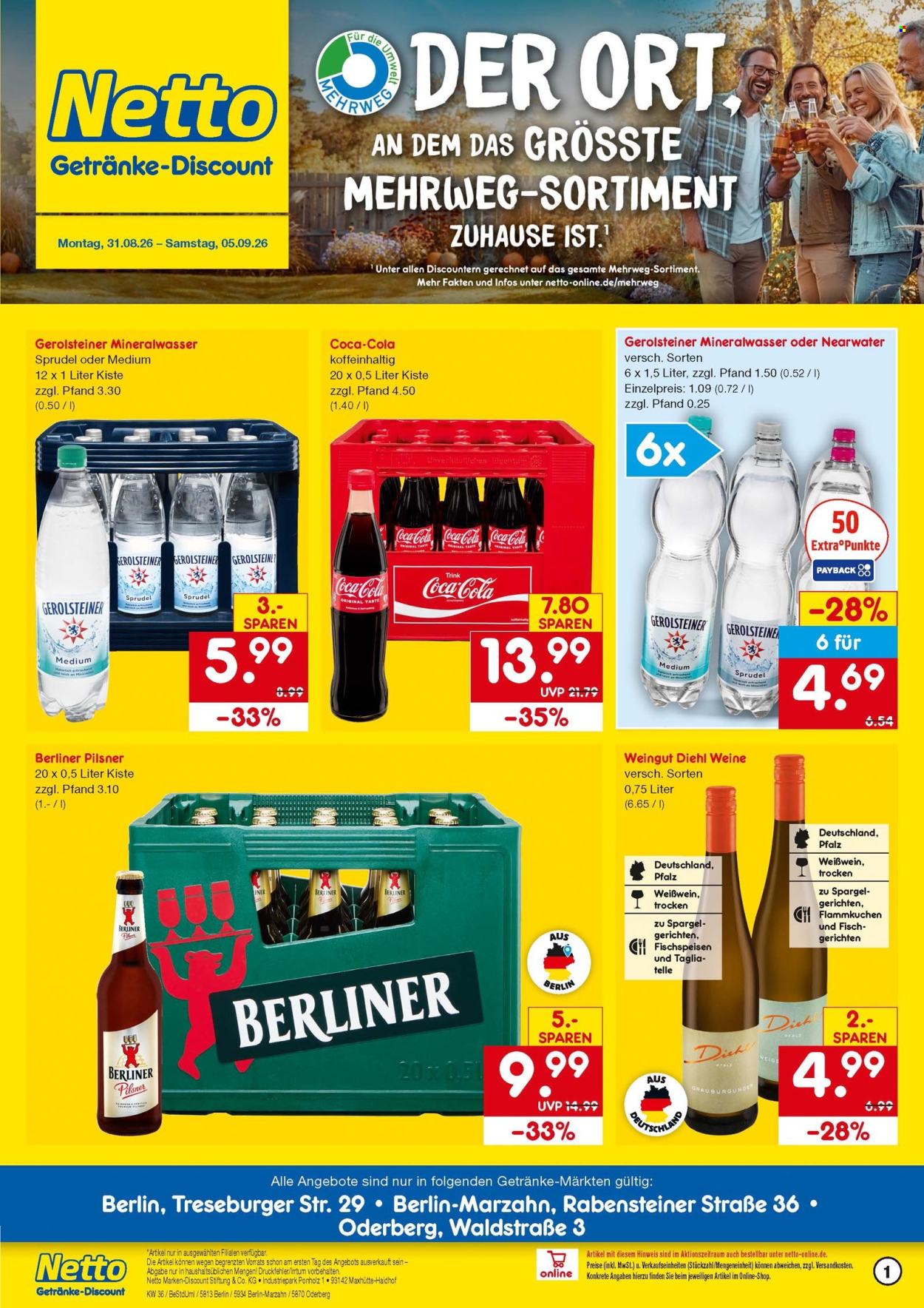 Netto Marken-Discount Prospekte  - 31.8.2026 - 5.9.2026. Seite 1