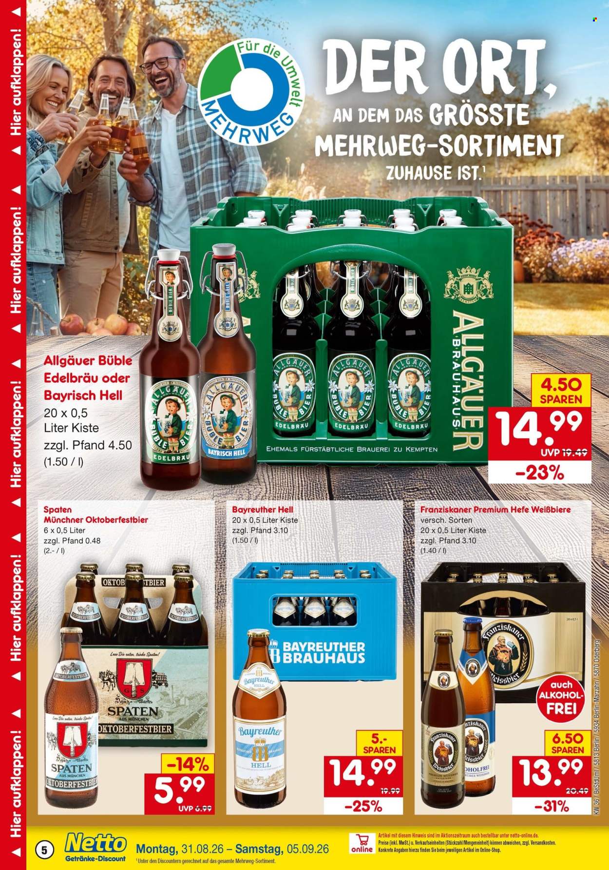 Netto Marken-Discount Prospekte  - 31.8.2026 - 5.9.2026. Seite 5
