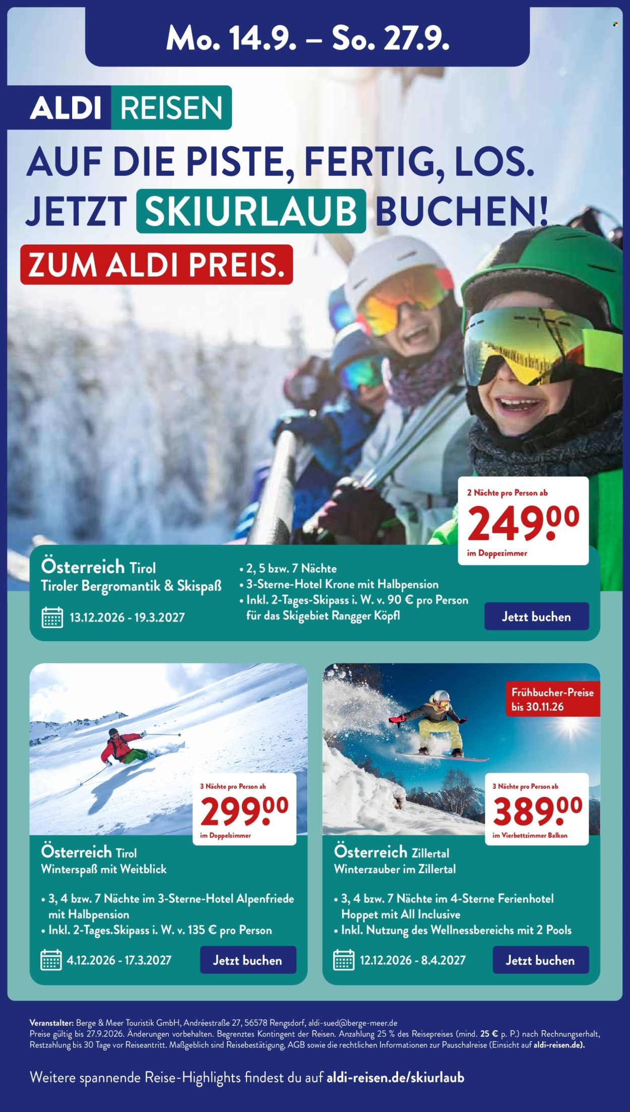 ALDI SÜD Prospekte  - 14.9.2026 - 19.9.2026. Seite 22