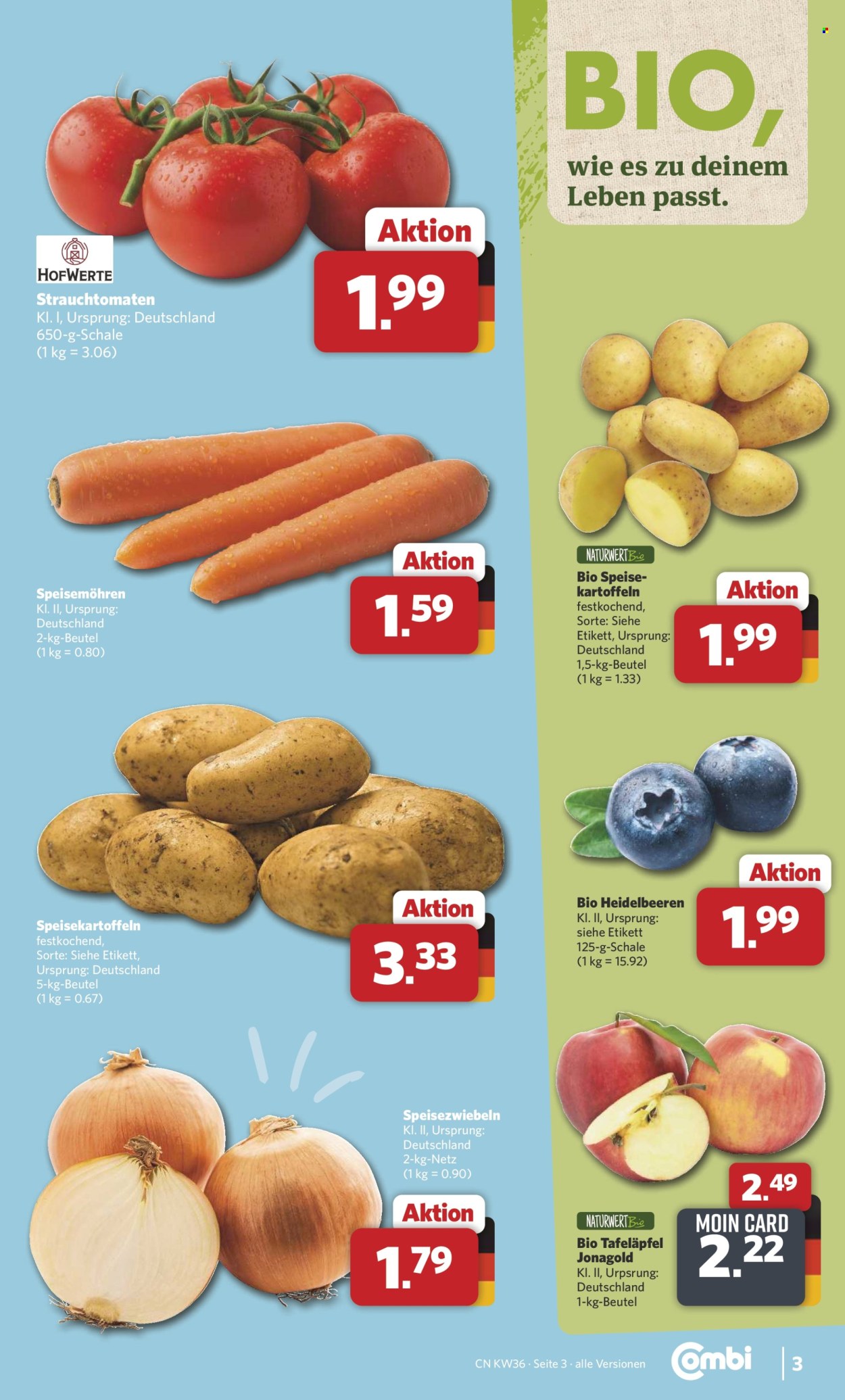 Combi Prospekte  - 31.8.2026 - 5.9.2026. Seite 3