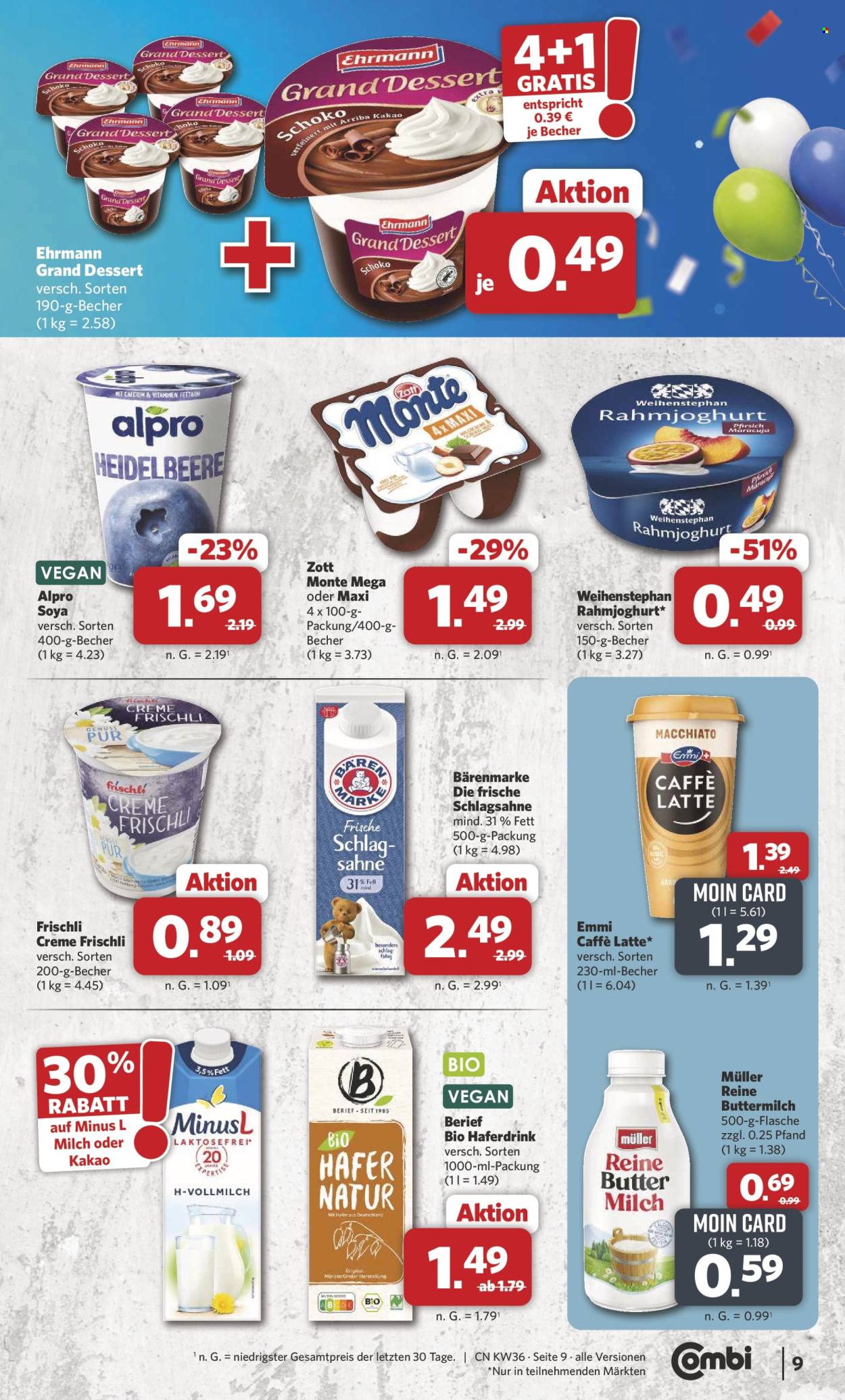 Combi Prospekte  - 31.8.2026 - 5.9.2026. Seite 9