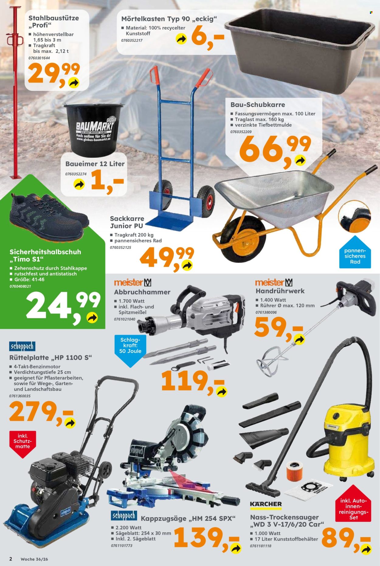 Globus Baumarkt Prospekte  - 31.8.2026 - 5.9.2026. Seite 2