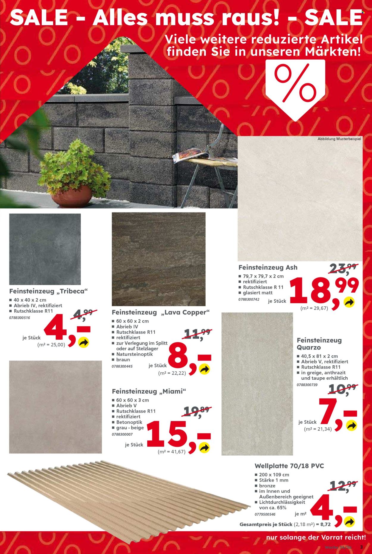 Globus Baumarkt Prospekte  - 31.8.2026 - 5.9.2026. Seite 3