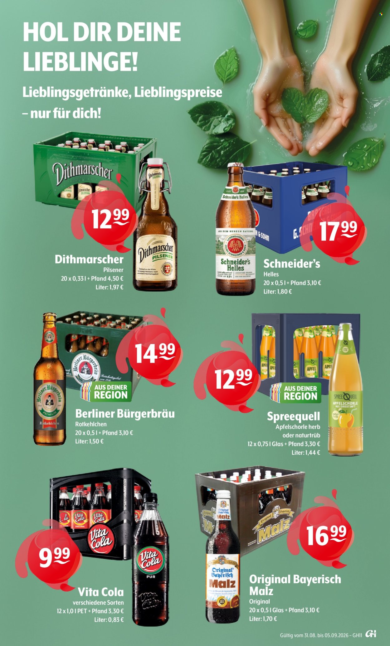 Getränke Hoffmann Prospekte  - 31.8.2026 - 5.9.2026. Seite 9