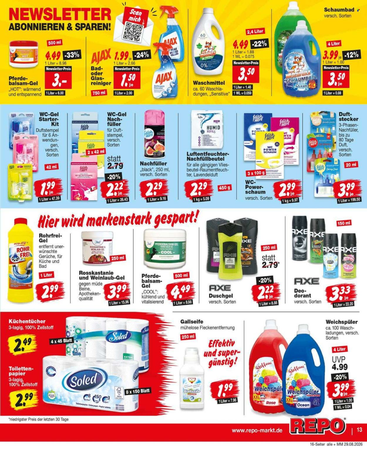 Repo Prospekte  - 31.8.2026 - 5.9.2026. Seite 13