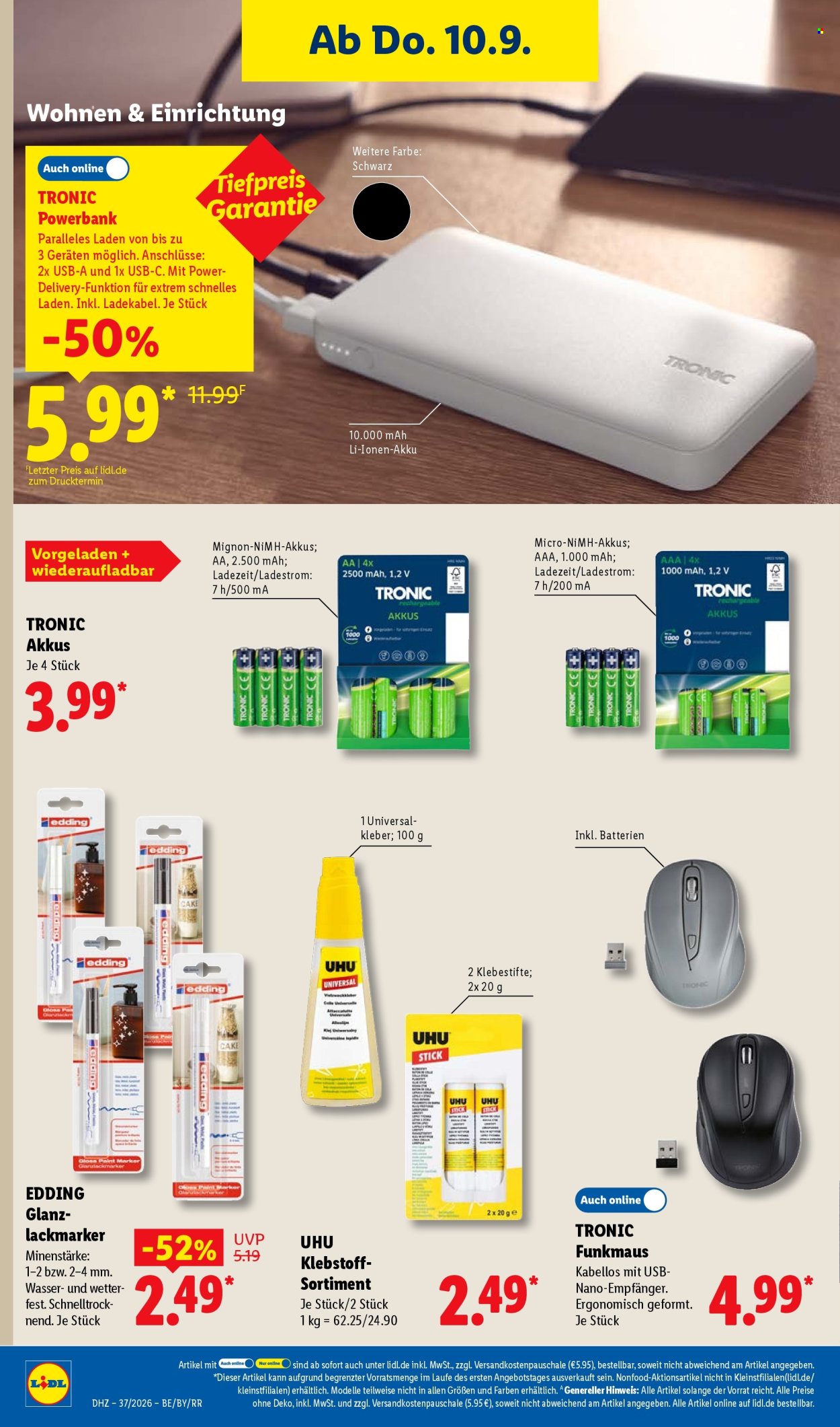 Lidl Prospekte  - 7.9.2026 - 12.9.2026. Seite 54