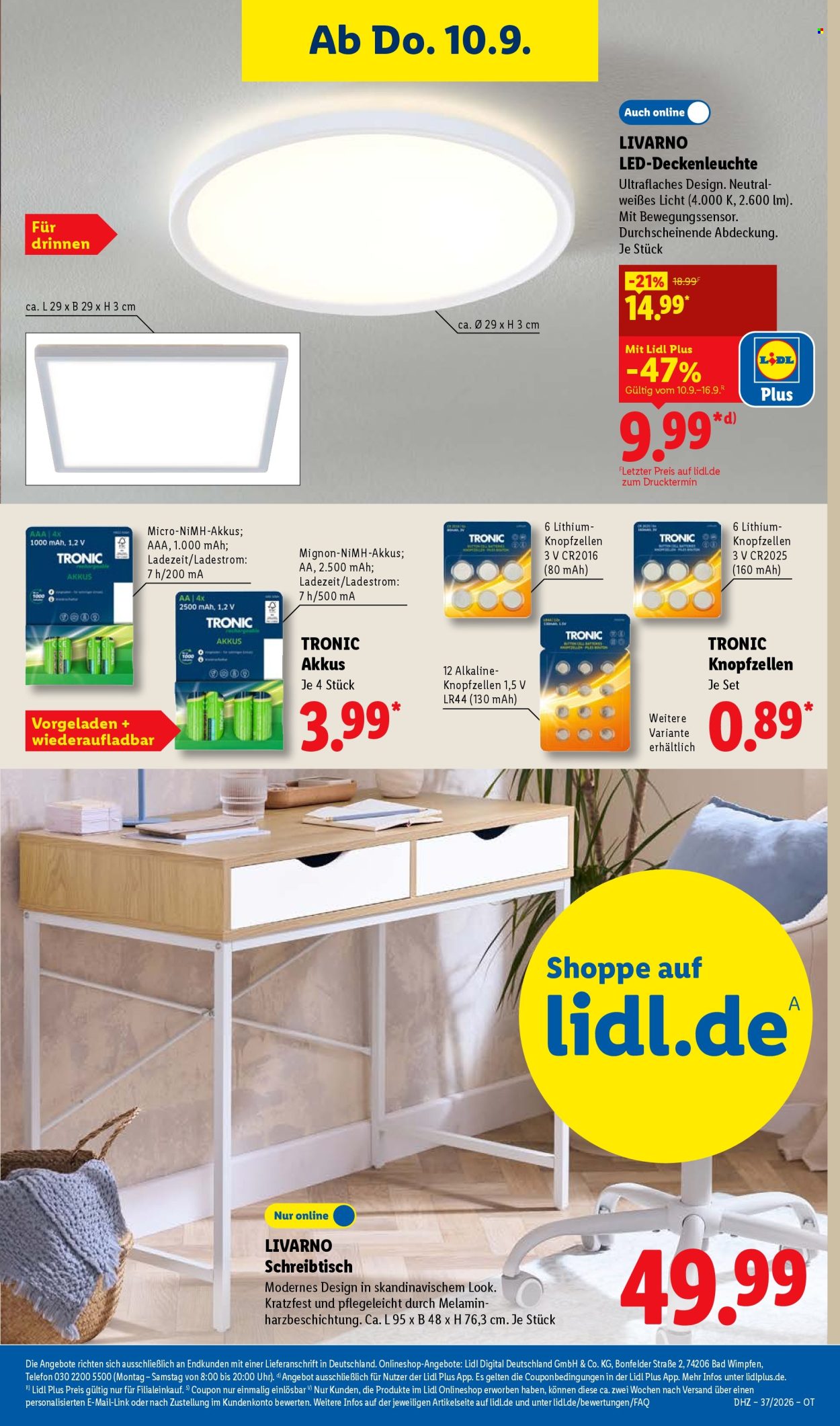 Lidl Prospekte  - 7.9.2026 - 12.9.2026. Seite 51