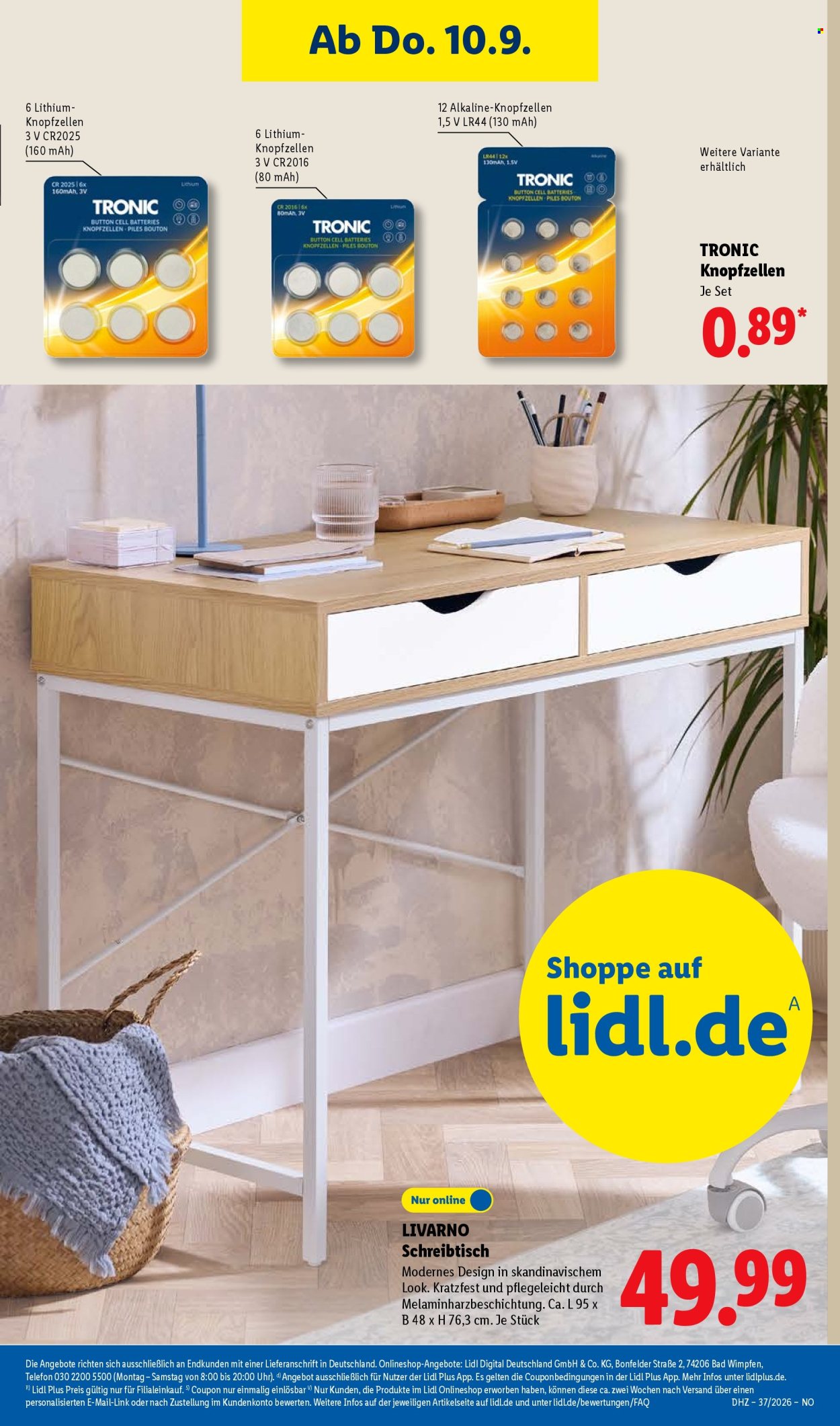 Lidl Prospekte  - 7.9.2026 - 12.9.2026. Seite 51