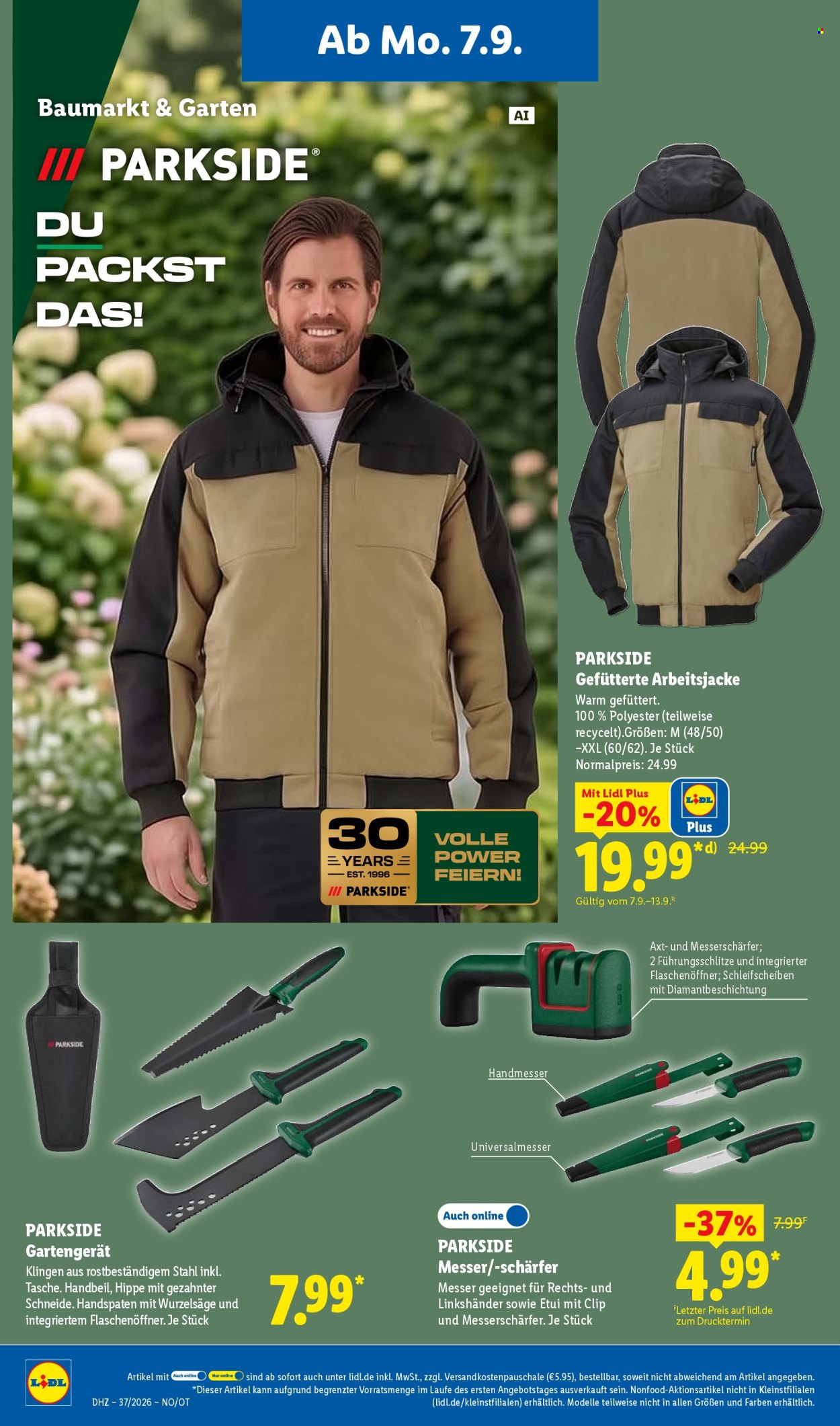 Lidl Prospekte  - 7.9.2026 - 12.9.2026. Seite 34