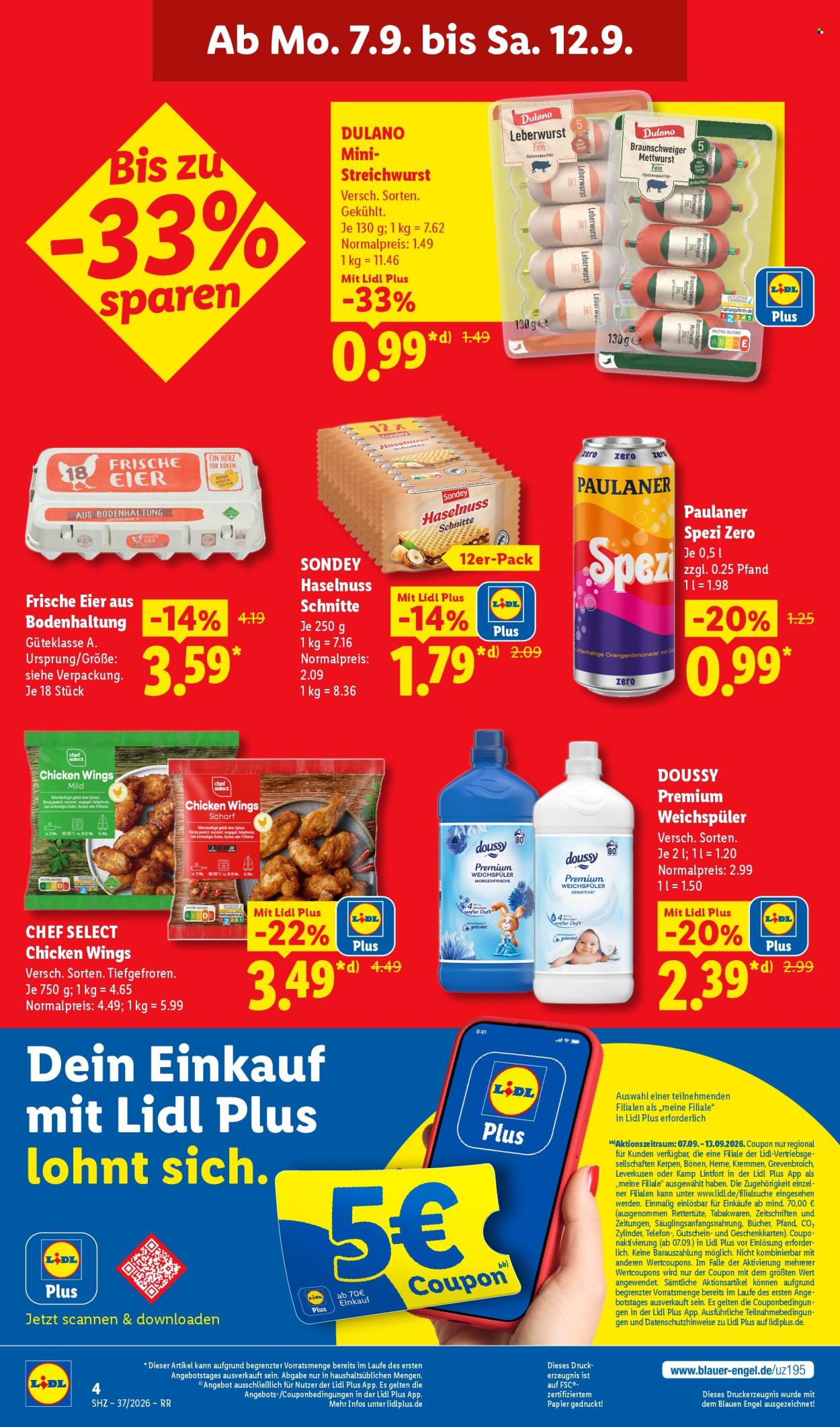 Lidl Prospekte  - 7.9.2026 - 12.9.2026. Seite 4