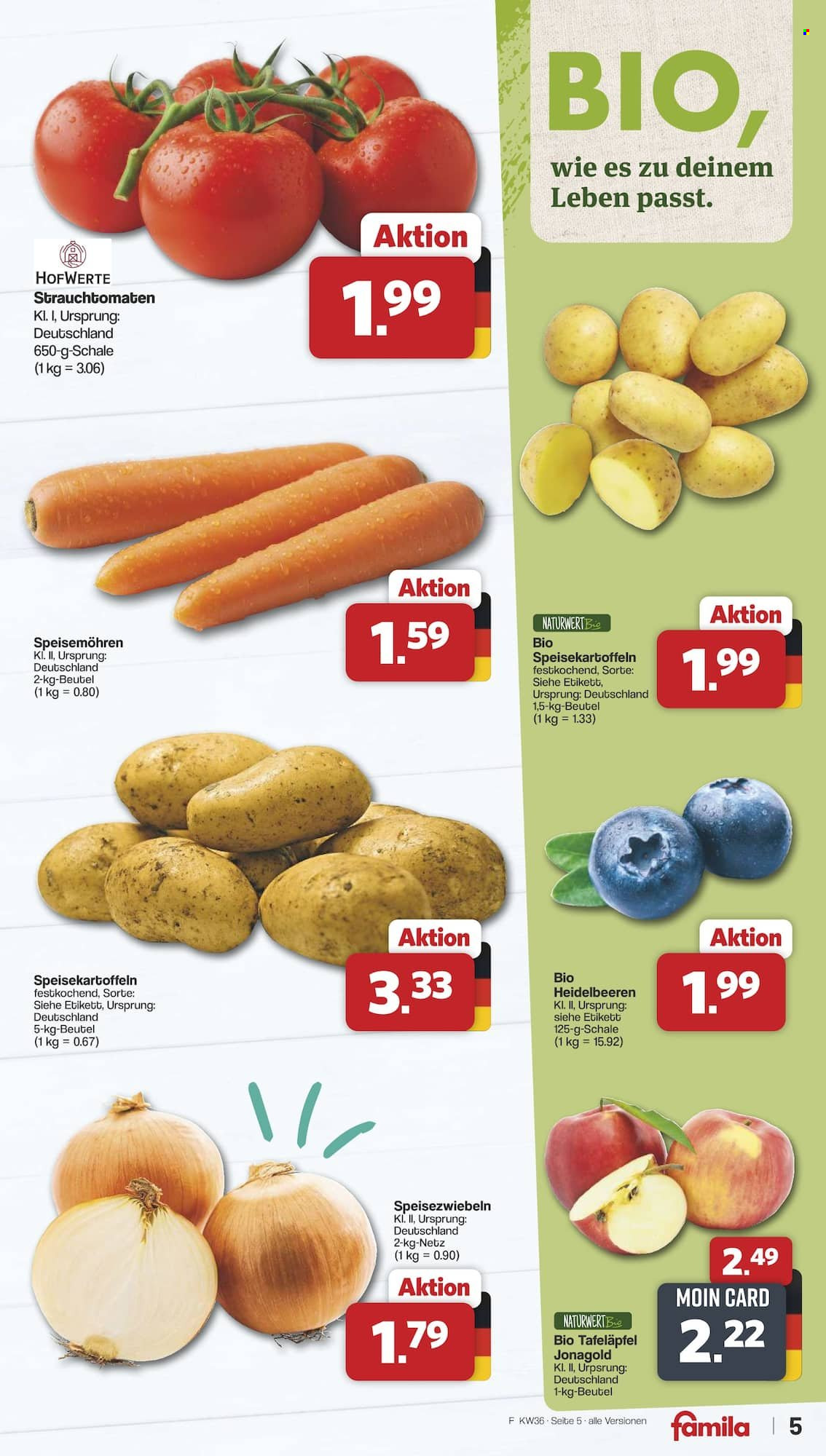famila Prospekte  - 31.8.2026 - 5.9.2026. Seite 5