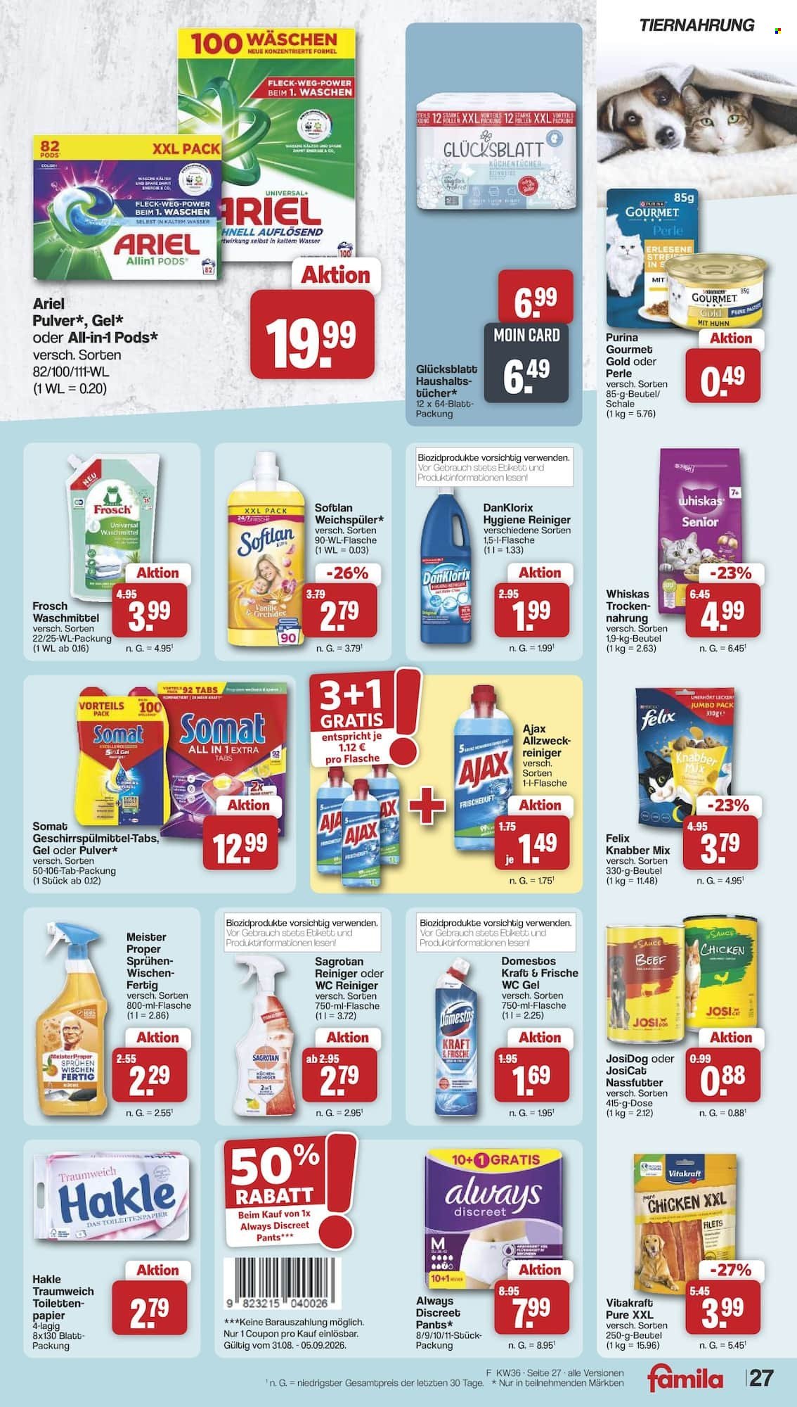 famila Prospekte  - 31.8.2026 - 5.9.2026. Seite 29