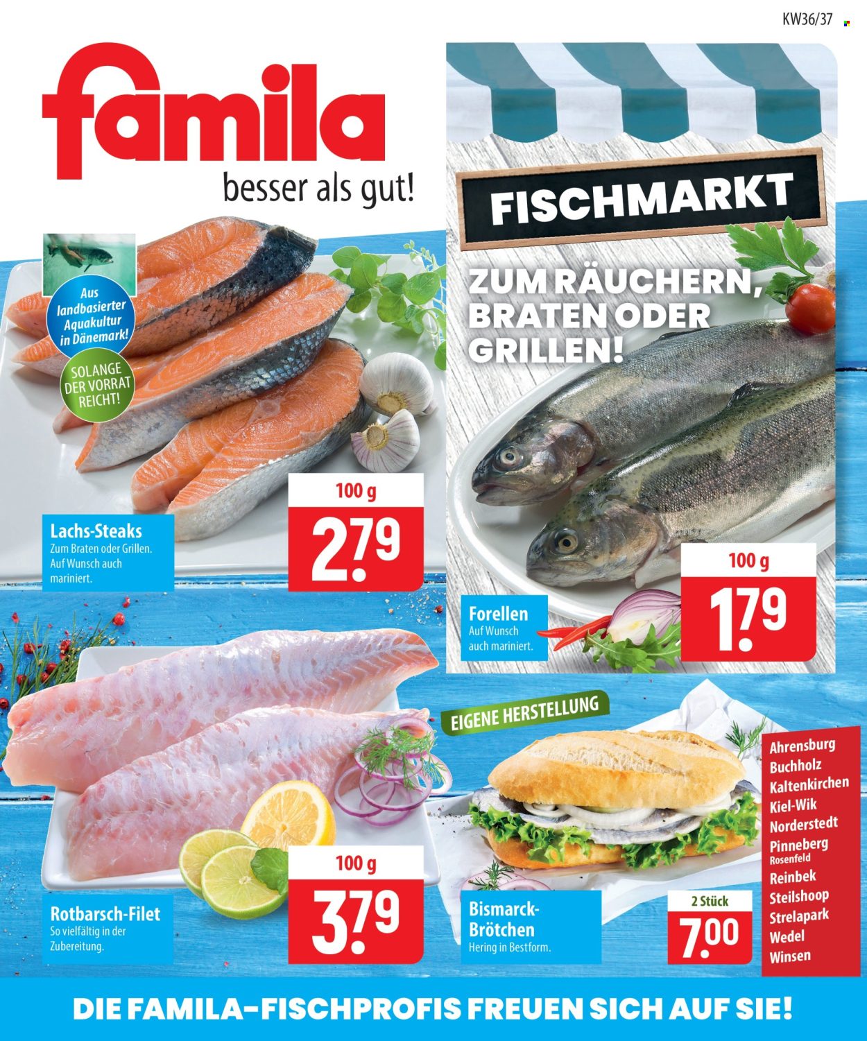 famila Prospekte  - 31.8.2026 - 12.9.2026. Seite 1