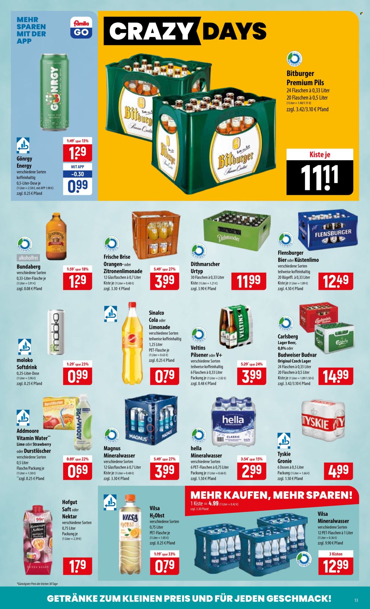 famila Prospekte  - 31.8.2026 - 5.9.2026. Seite 13