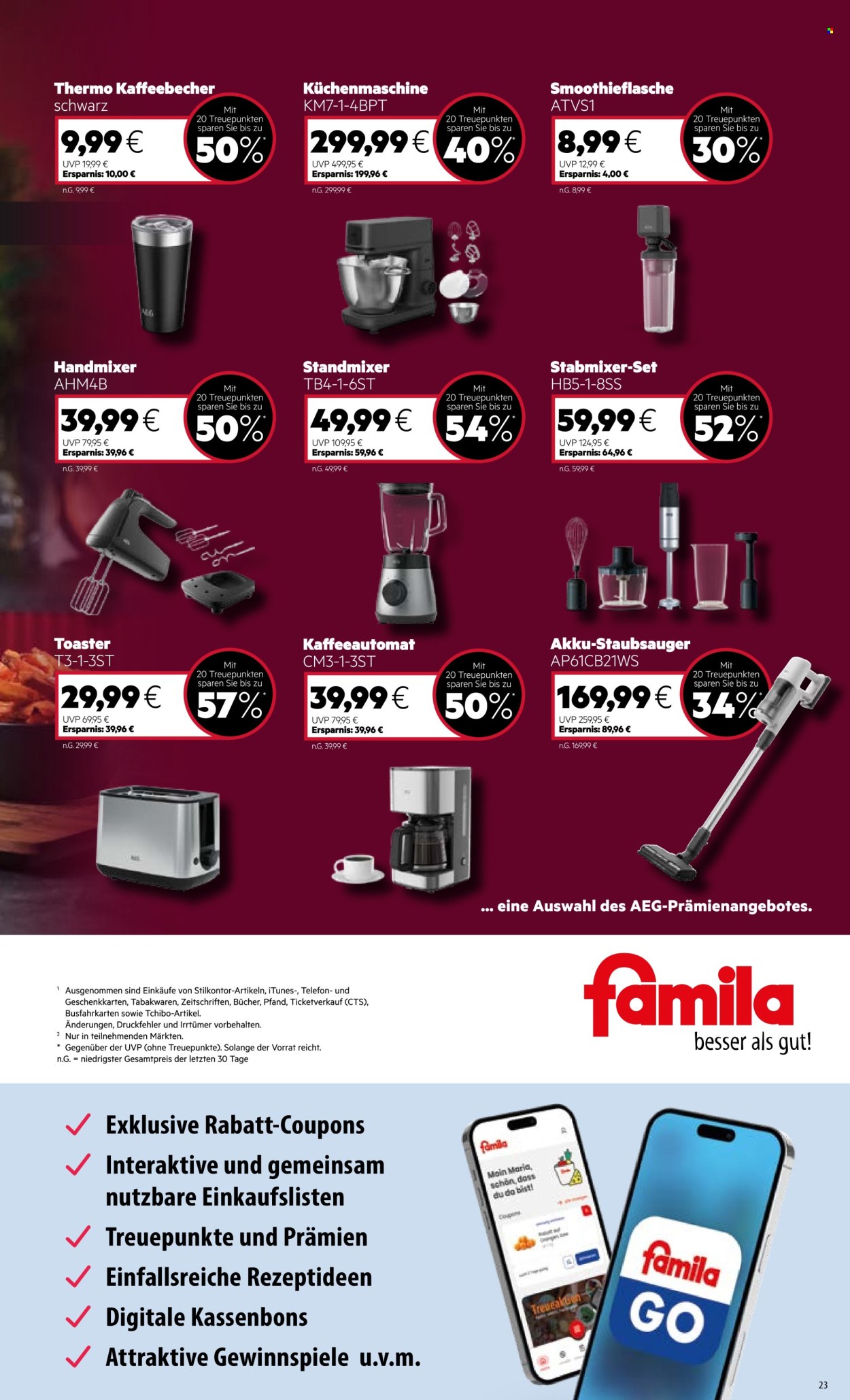 famila Prospekte  - 31.8.2026 - 5.9.2026. Seite 23