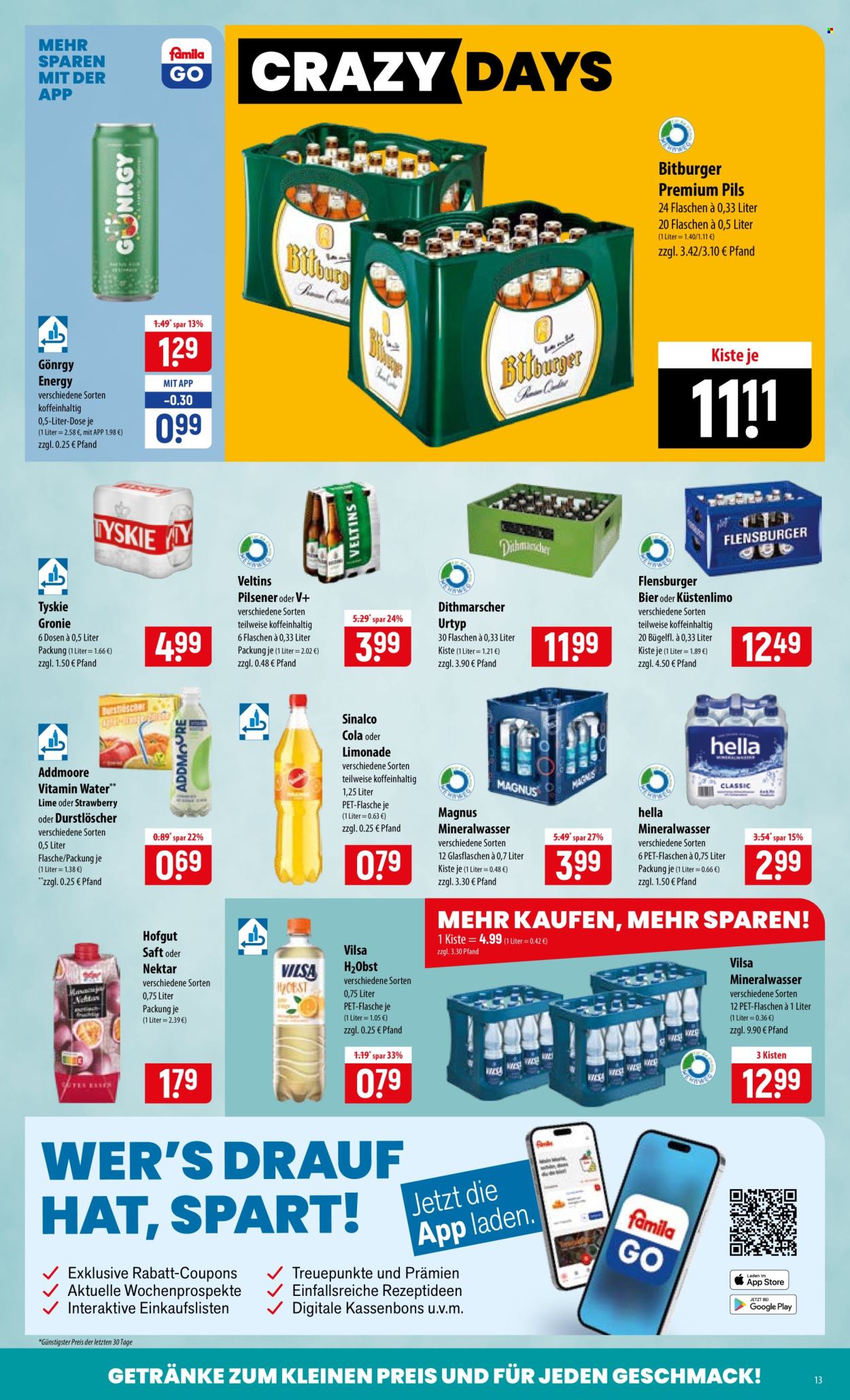 famila Prospekte  - 31.8.2026 - 5.9.2026. Seite 13