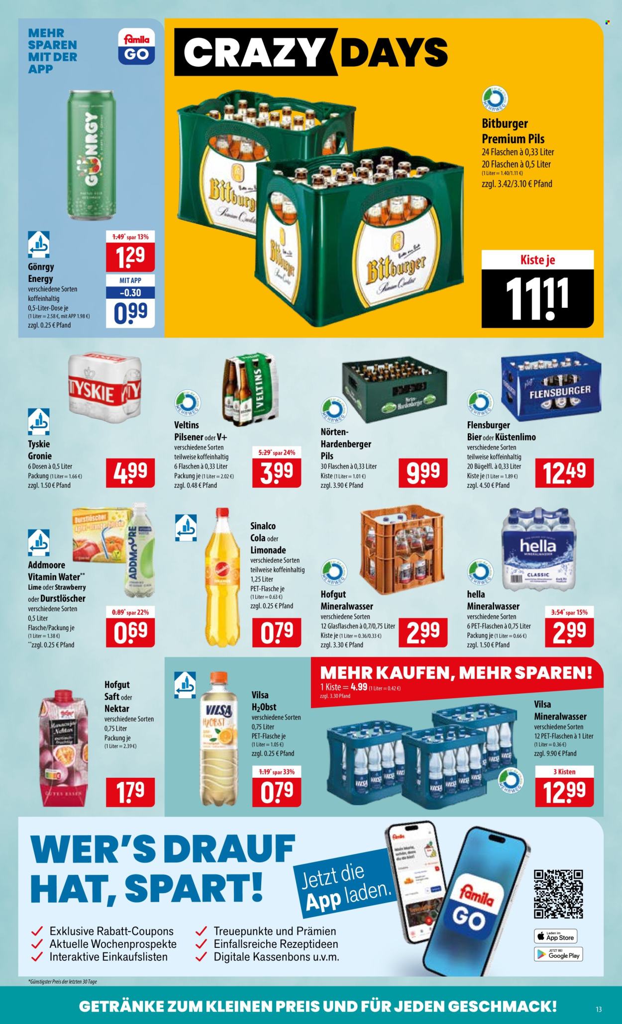 famila Prospekte  - 31.8.2026 - 5.9.2026. Seite 13