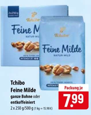¹Tchibo feine Milde