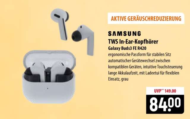Samsung TWS In-Ear-Kopfhörer Galaxy Buds3 FE R420