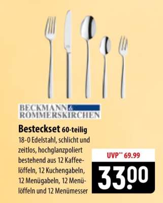 Besteckset 60-teilig