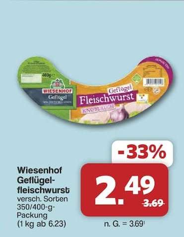 Wiesenhof Geflügel-fleischwurst
