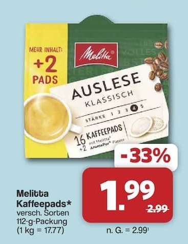 Melitta Kaffeepads