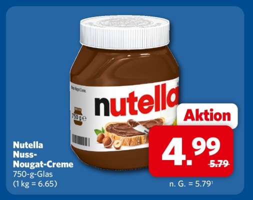 Nutella Nuss-Nougat-Creme