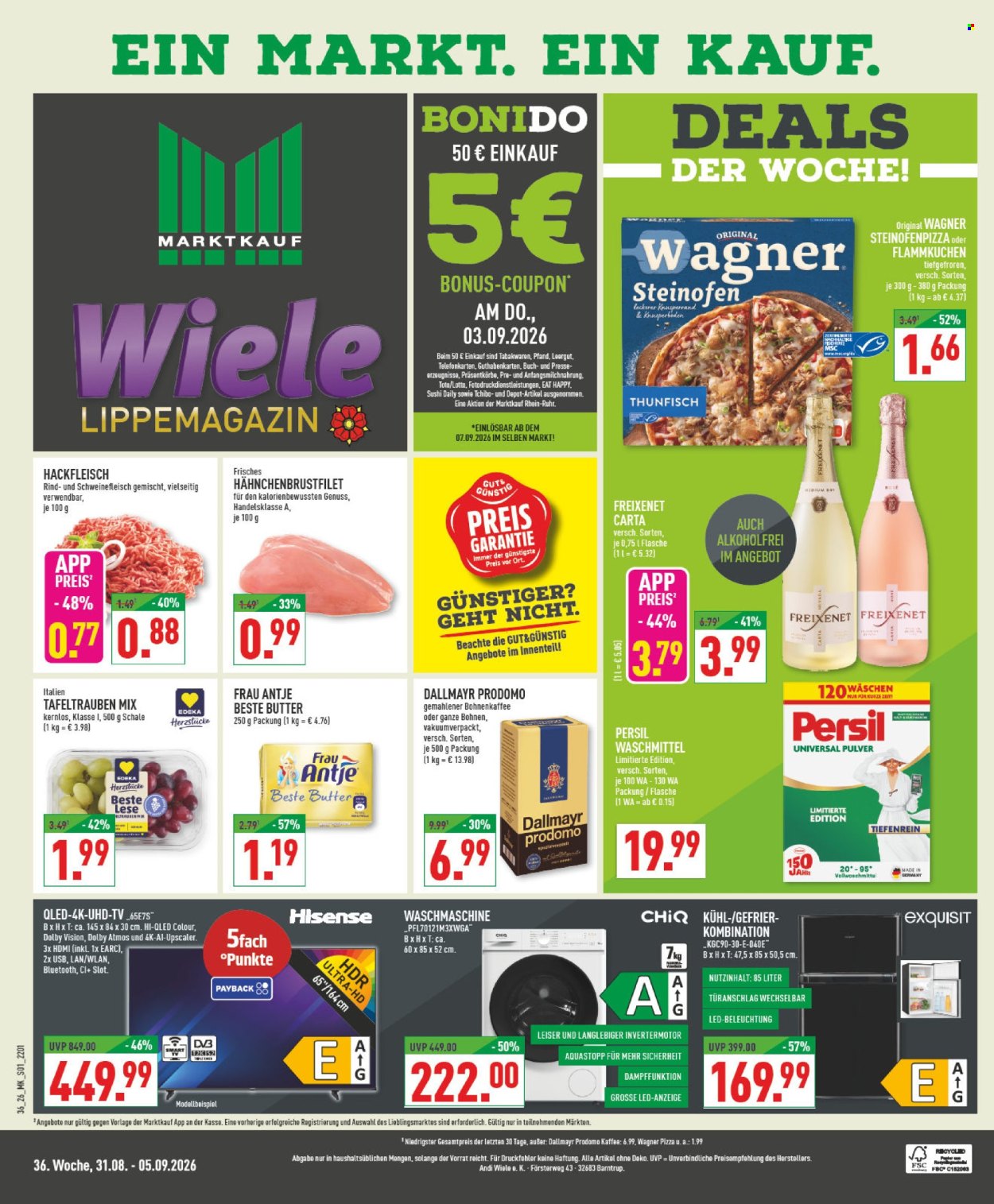 Marktkauf Prospekte  - 31.8.2026 - 5.9.2026. Seite 1
