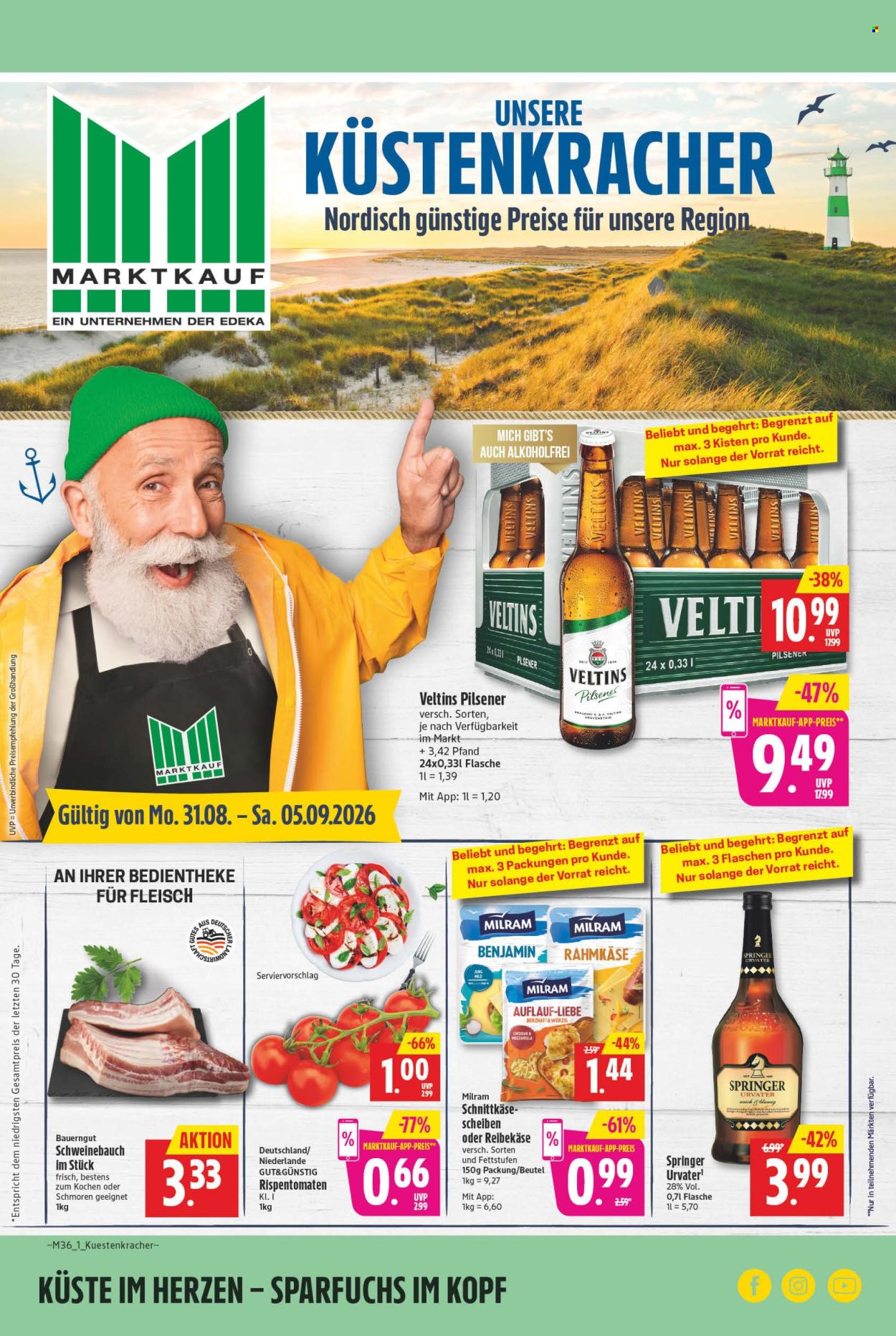Marktkauf Prospekte  - 31.8.2026 - 5.9.2026. Seite 1