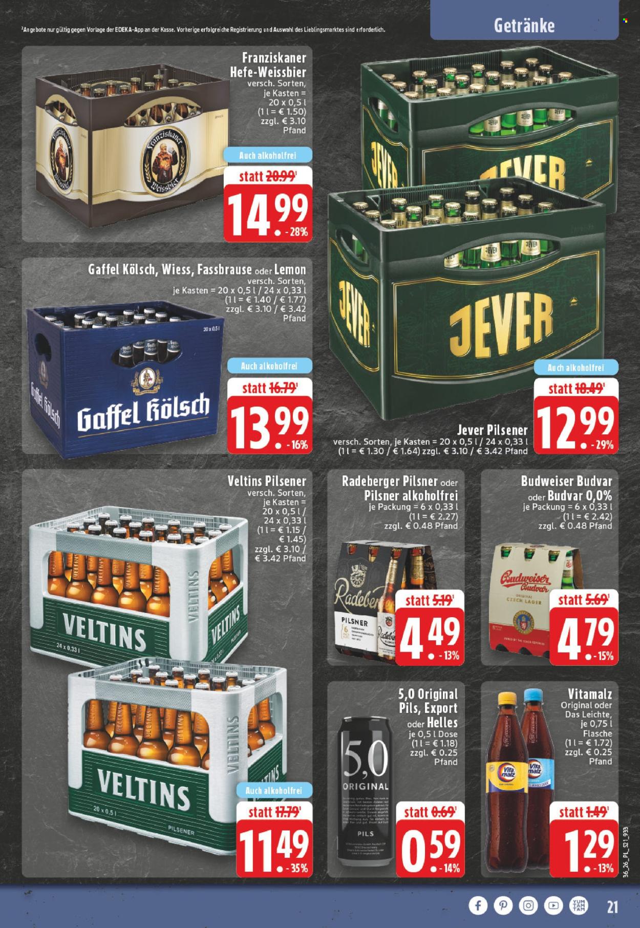 Edeka Prospekte  - 31.8.2026 - 5.9.2026. Seite 21