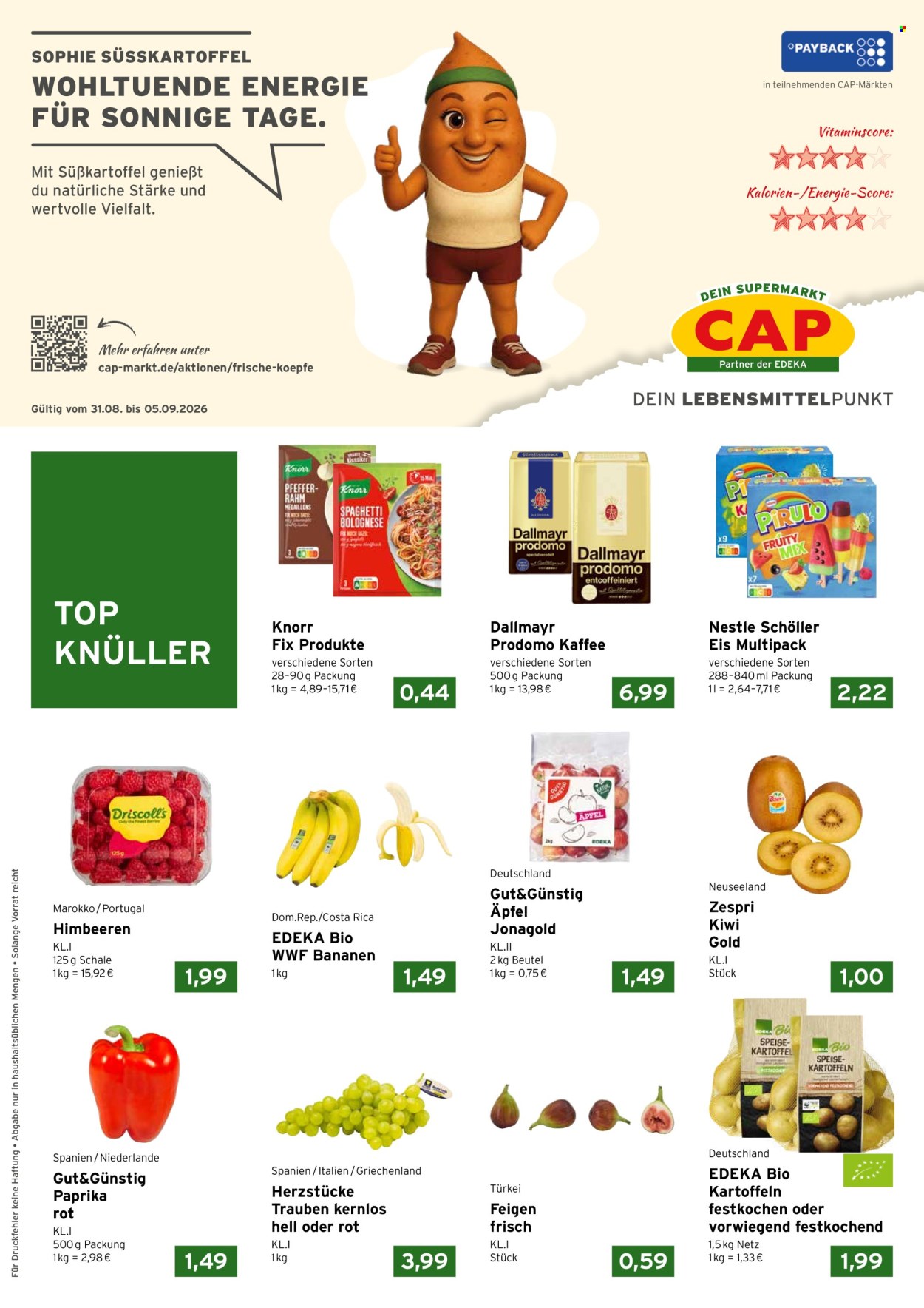 CAP-Markt Prospekte  - 31.8.2026 - 5.9.2026. Seite 1