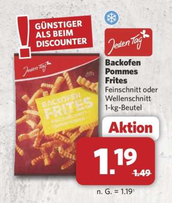 Backofen Pommes Frites