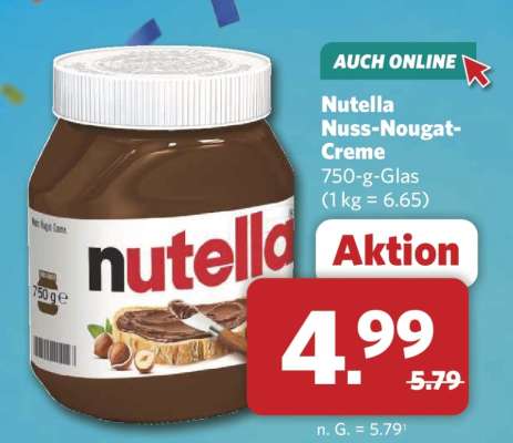 Nutella Nuss-Nougat-Creme
