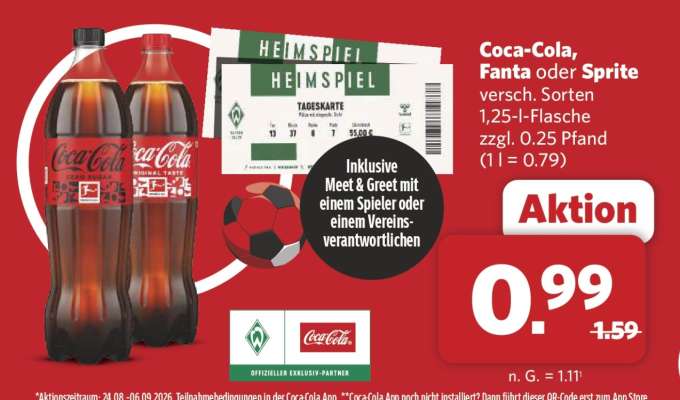 Coca-Cola, Fanta oder Sprite