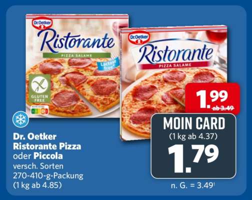 Dr. Oetker Ristorante Pizza oder Piccola