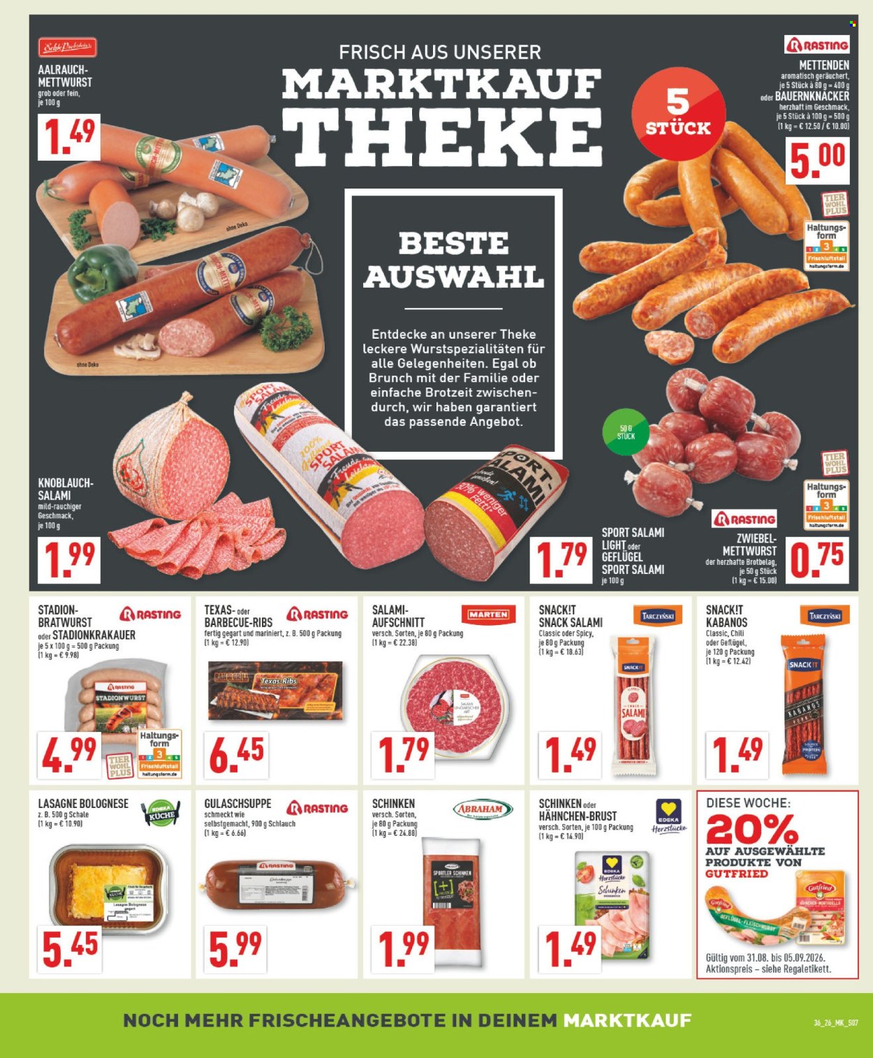 Marktkauf Prospekte  - 31.8.2026 - 5.9.2026. Seite 7
