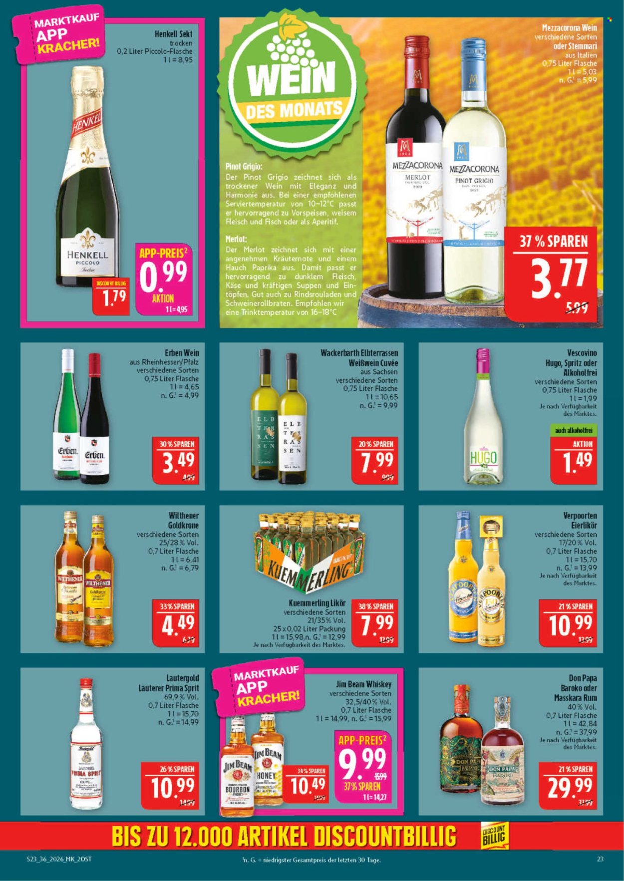Marktkauf Prospekte  - 31.8.2026 - 5.9.2026. Seite 23