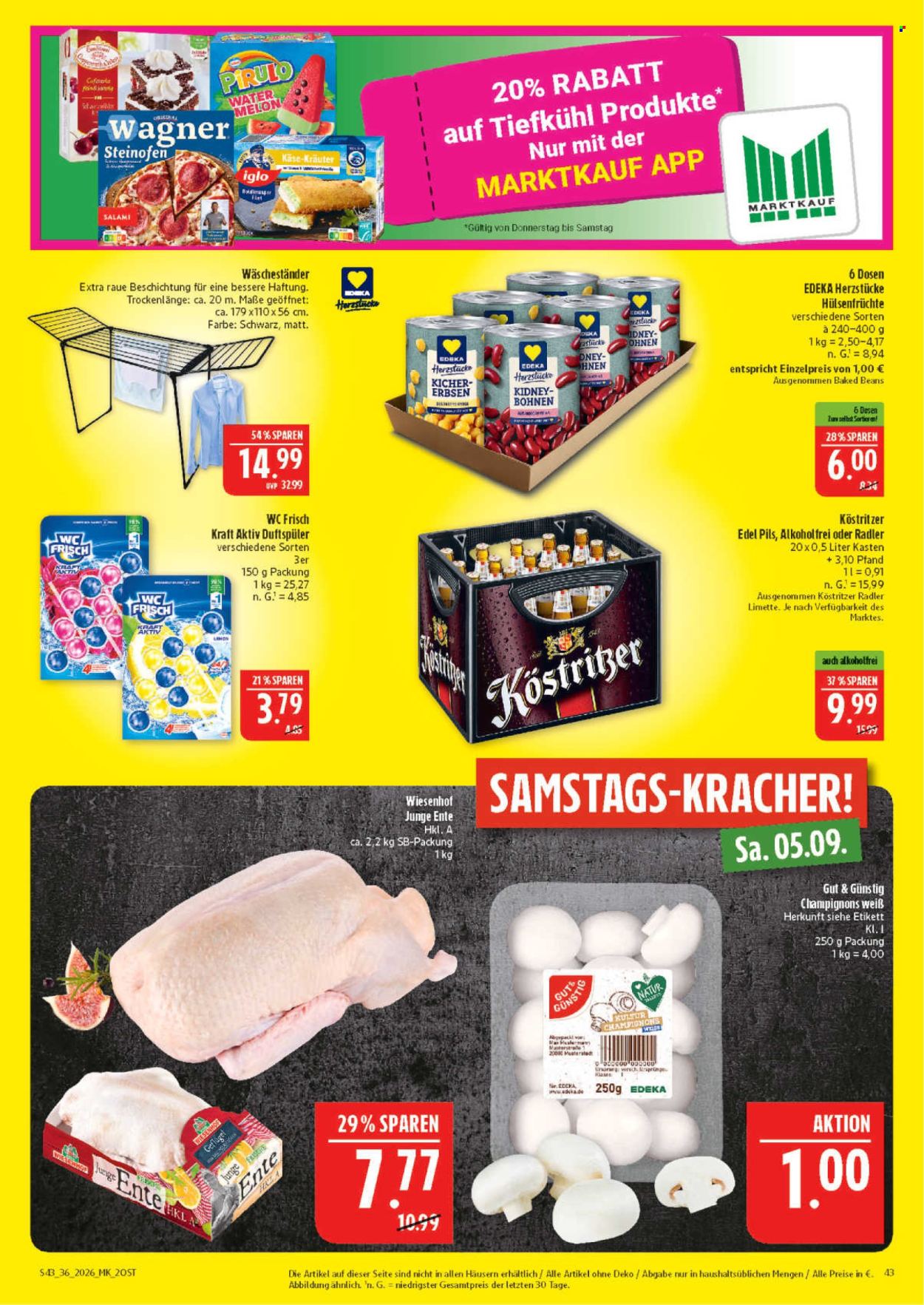 Marktkauf Prospekte  - 31.8.2026 - 5.9.2026. Seite 43