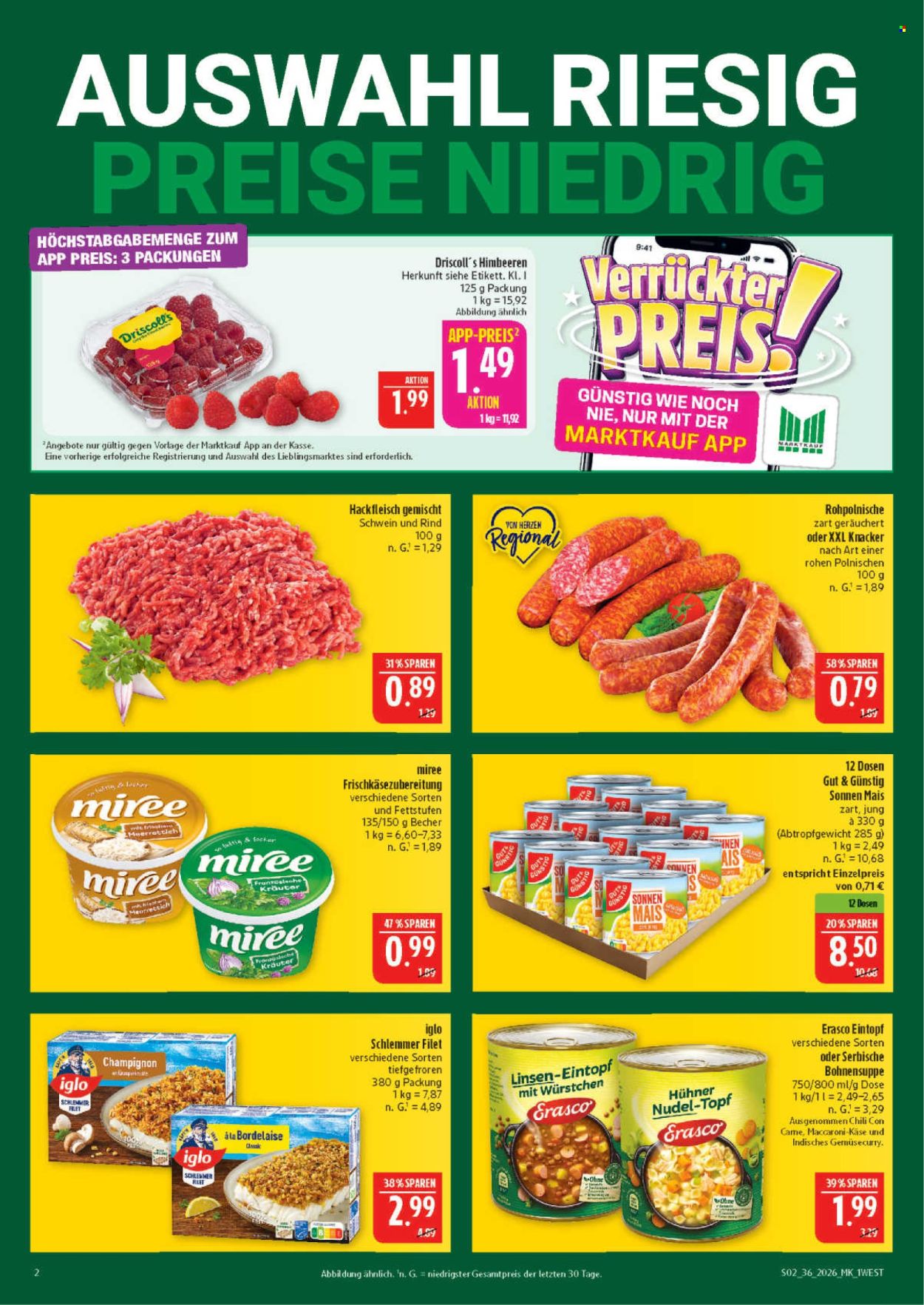 Marktkauf Prospekte  - 31.8.2026 - 5.9.2026. Seite 2