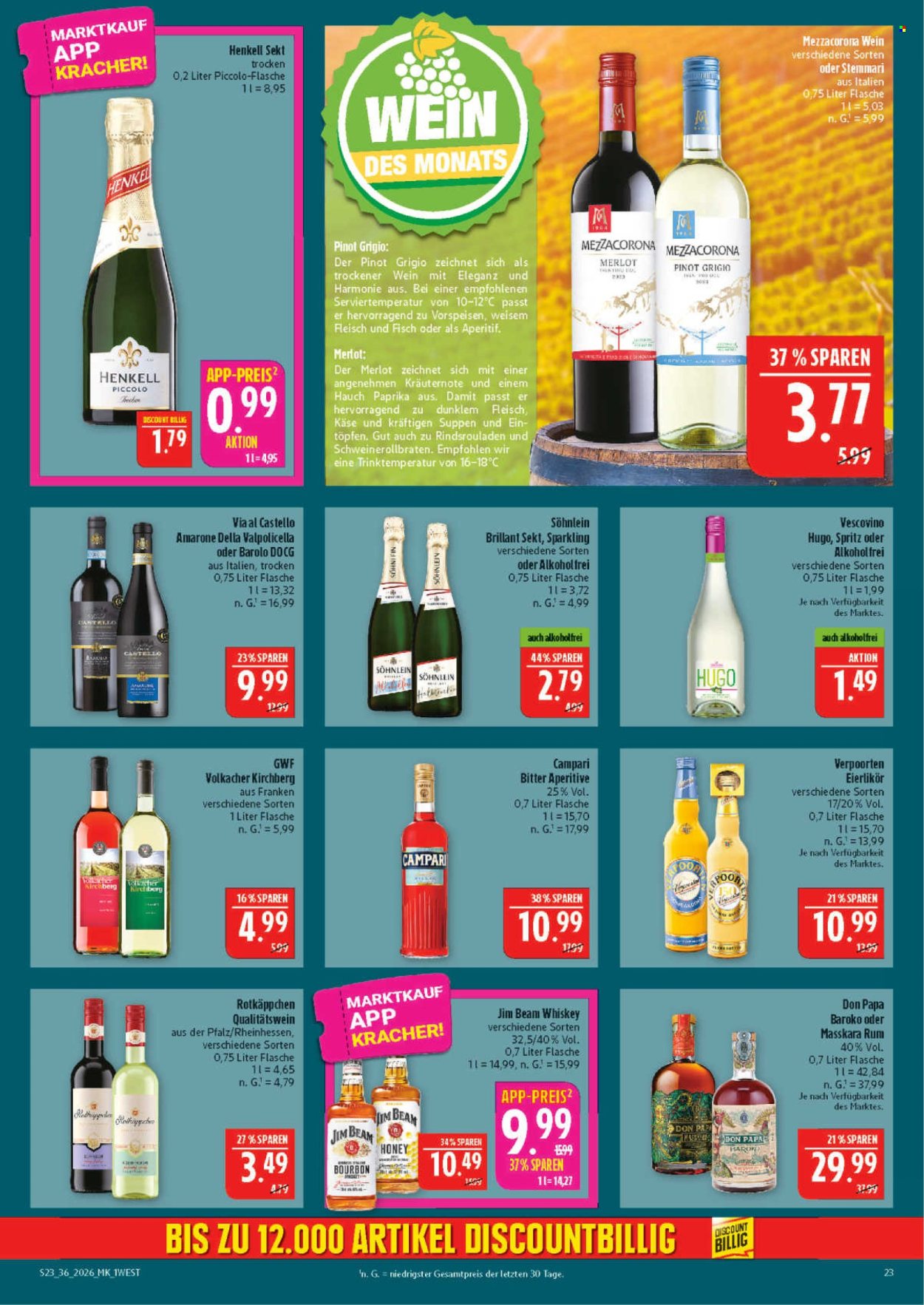 Marktkauf Prospekte  - 31.8.2026 - 5.9.2026. Seite 23