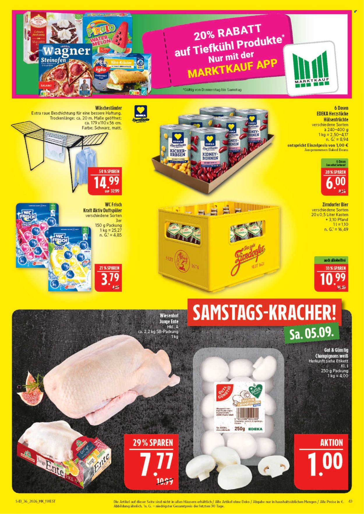 Marktkauf Prospekte  - 31.8.2026 - 5.9.2026. Seite 43