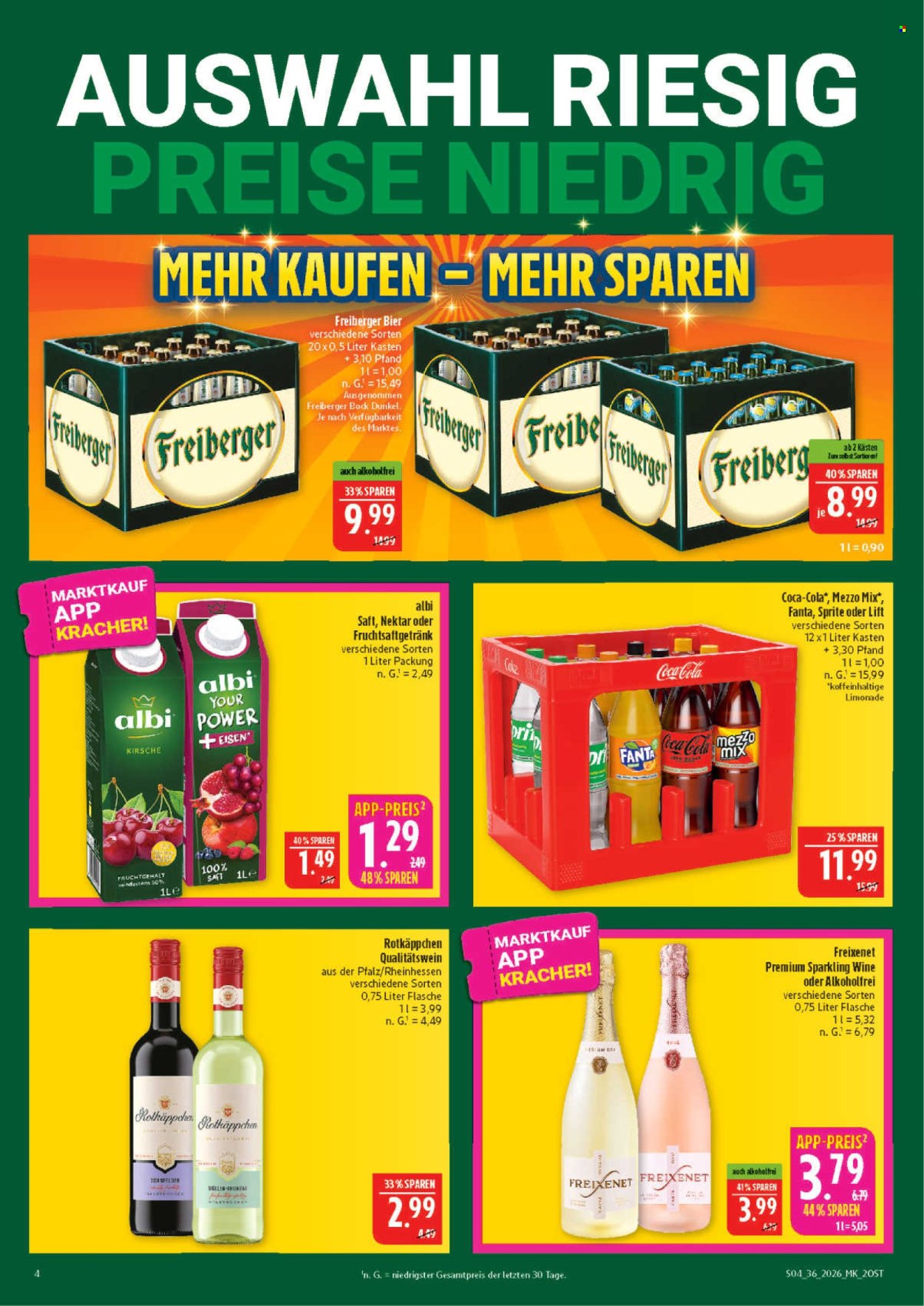 Marktkauf Prospekte  - 31.8.2026 - 5.9.2026. Seite 4