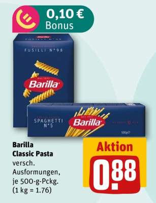 BARILLA Classic Pasta